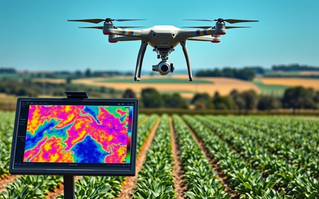 multispectral crop analysis drone technology