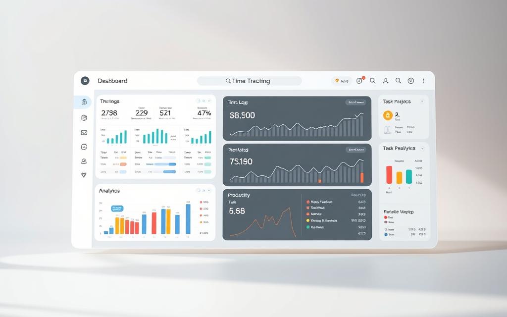 time tracking software dashboard example